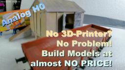 No 3D Printer? No Problem! Build Models almost at no price with ScaleScenes! - Marklin Modeltrain H0