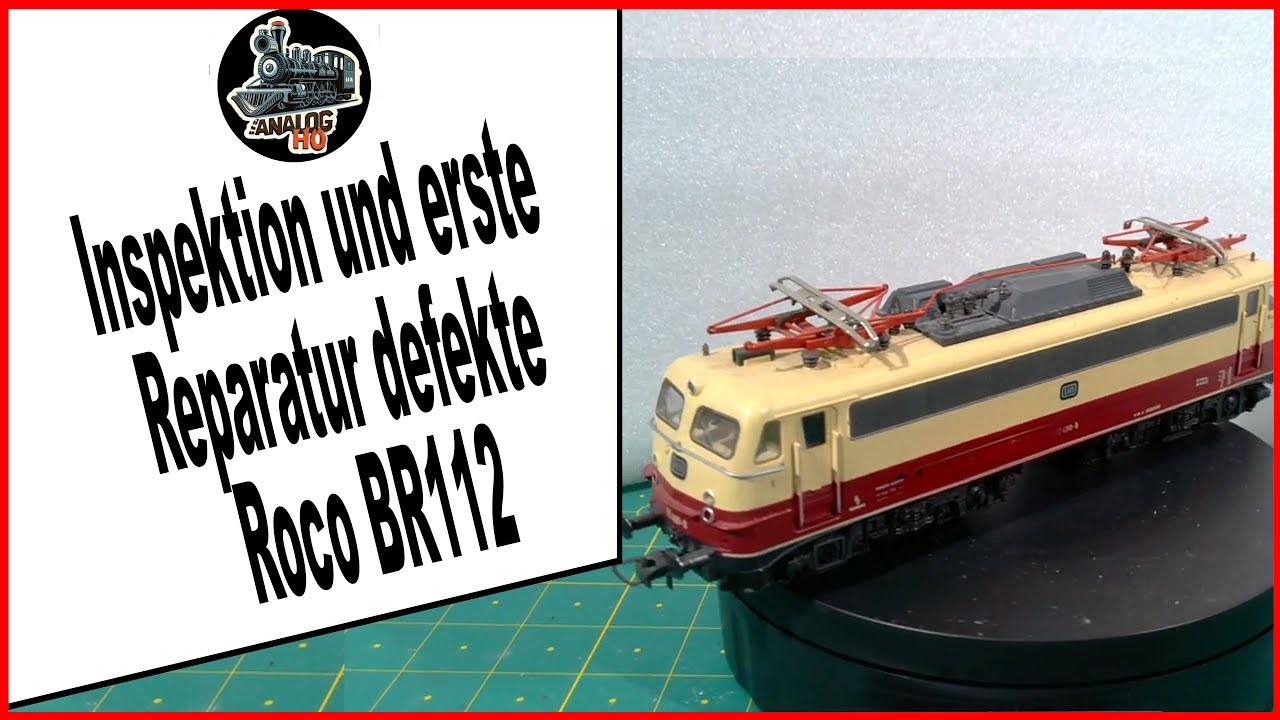 Roco E-Lok BR112 Anleitung/Ersatzteilliste / Manual