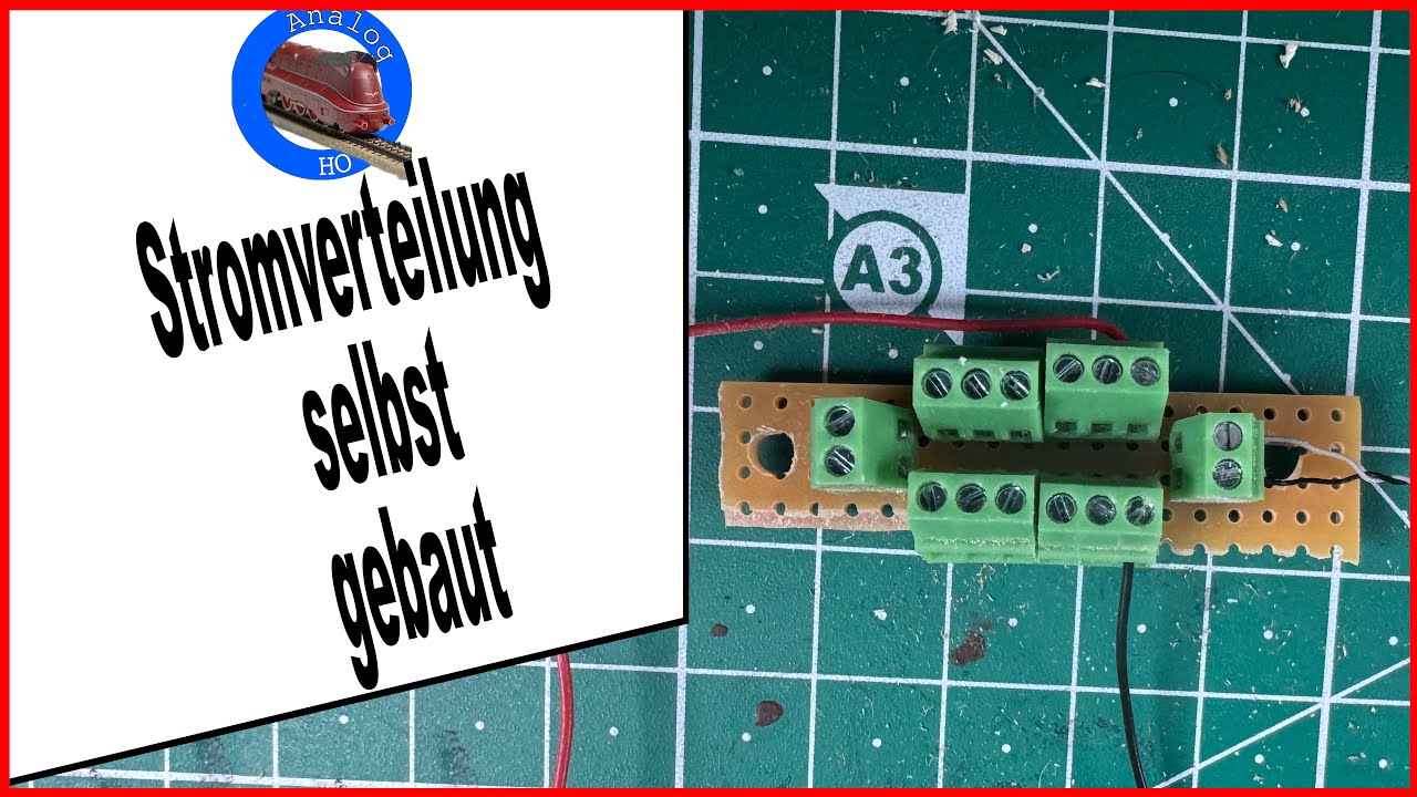 Stromverteilung selbst gebaut + Gewinnspiel  Märklin Modellbahn H0